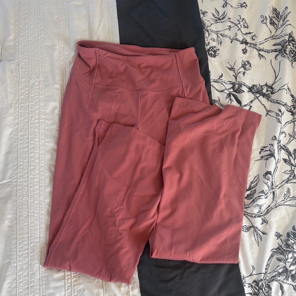 Pink High-Waisted Lululemon Leggings
